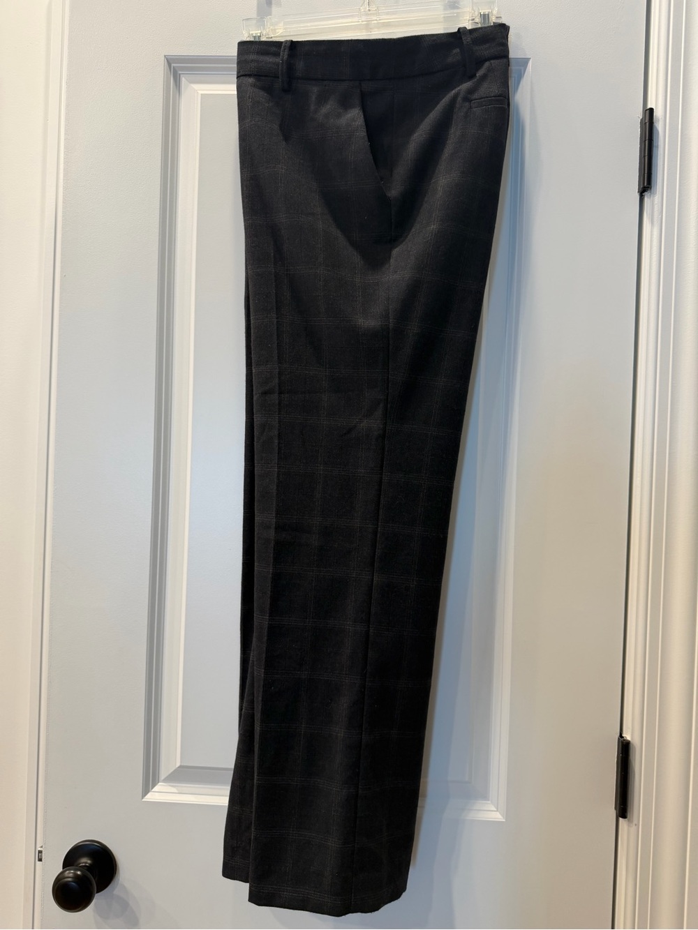 Talbots Womens Navy Windowpane Dress Pants